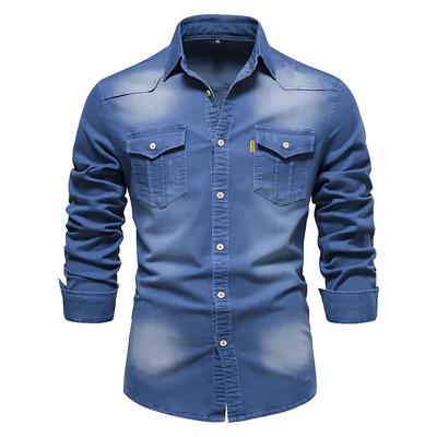 Jim™ | Casual Cotton & Denim Shirt