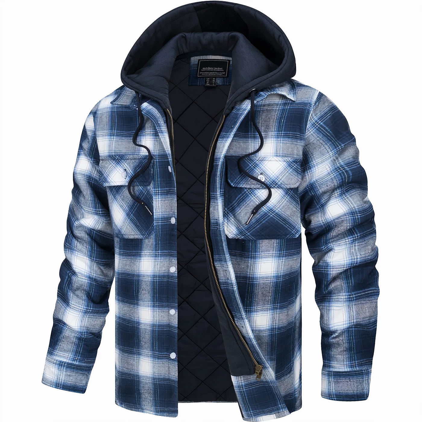 Julius™ | Checked Jacket with Zipper
