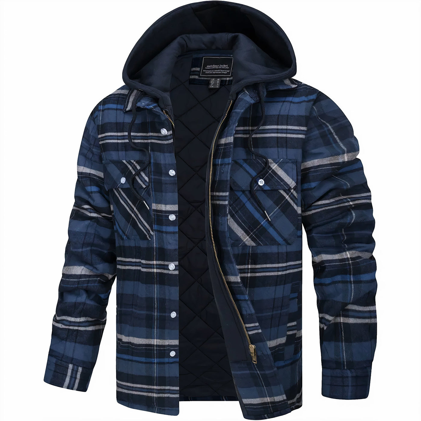 Julius™ | Checked Jacket with Zipper