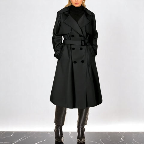 Vespara™ | Elegant Trench Coat with Timeless Style