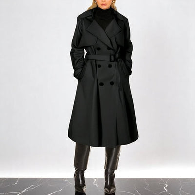 Vespara™ | Elegant Trench Coat with Timeless Style
